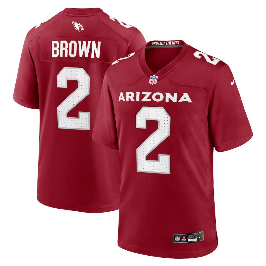 Men Arizona Cardinals 2 Marquise Brown Nike Cardinal Home Game NFL Jersey
